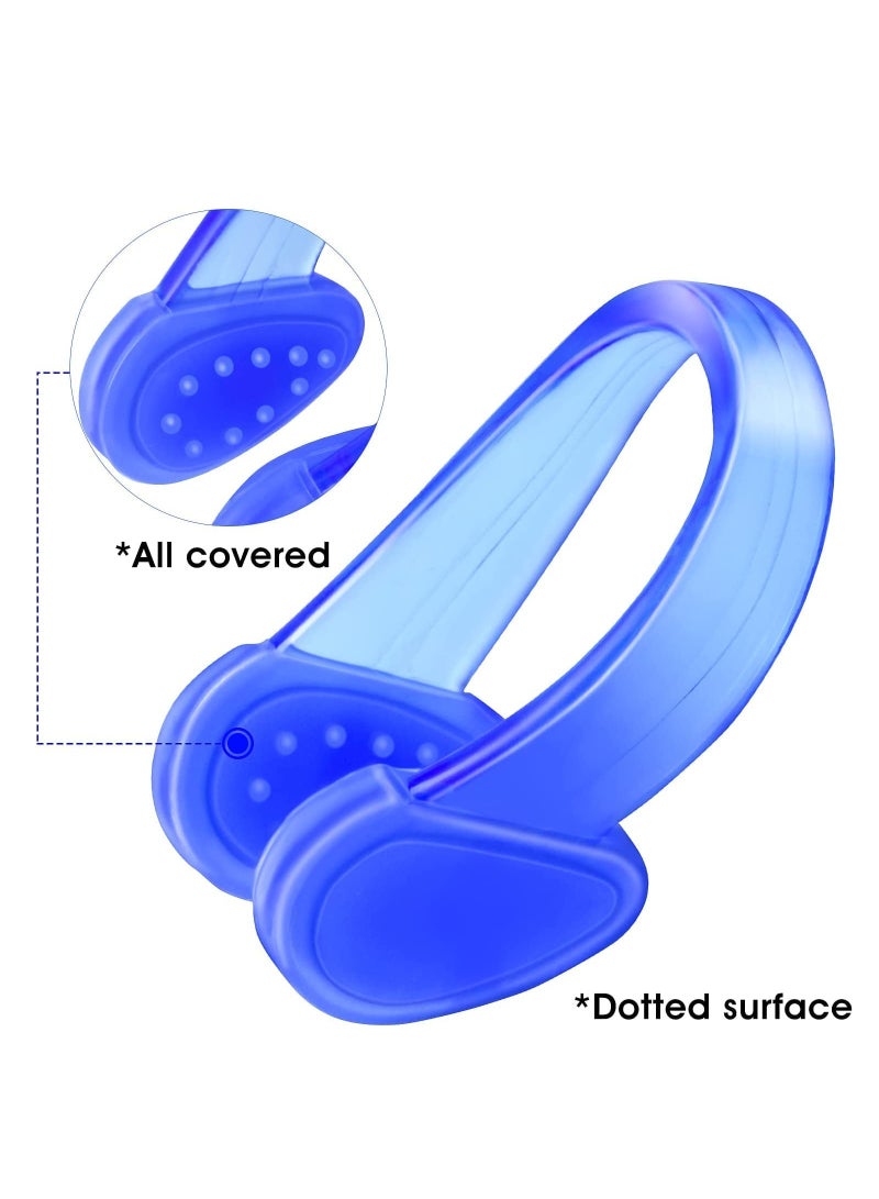 SOLARAE Swimming Nose Clips for Kids, Waterproof Silicone Swimming Nose Clip for Adults, Nose Plugs for Training Protector Water Sport Beginners 4Pcs - Image 4