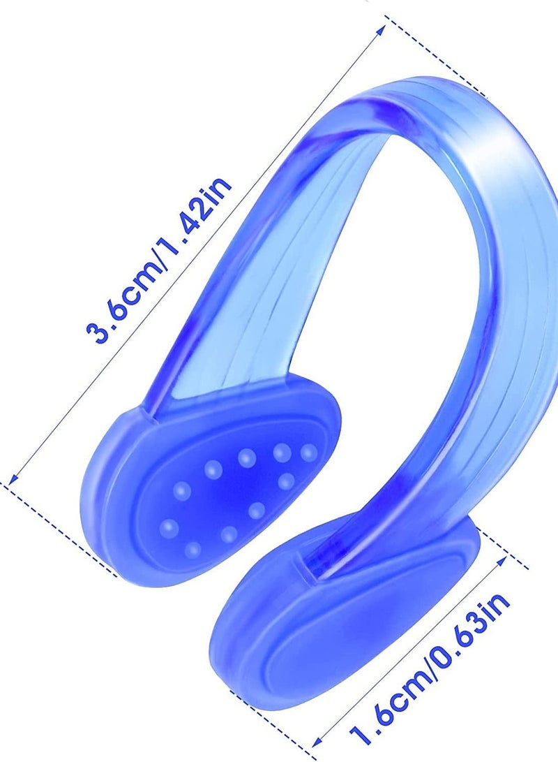 SOLARAE Swimming Nose Clips for Kids, Waterproof Silicone Swimming Nose Clip for Adults, Nose Plugs for Training Protector Water Sport Beginners 4Pcs - Image 5