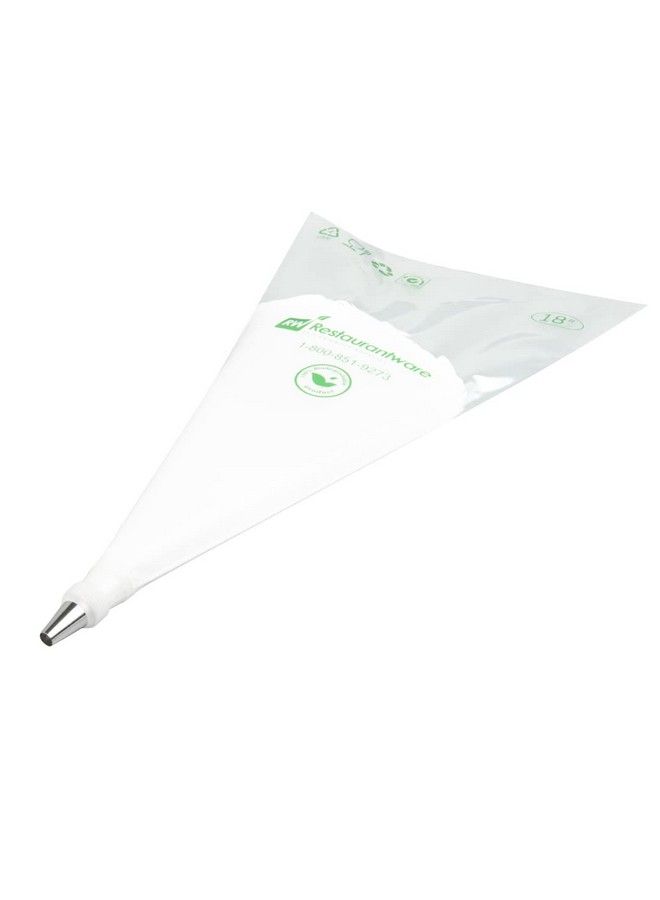 Restaurantware Pastry Tek Piping Tip 1 Round Round Tip For Icing 12 Corrosionresistant Stainless Steel Icing Tip Dishwashersafe Decorate Cupcakes Cakes Or Cookies Restaurantware - Image 2