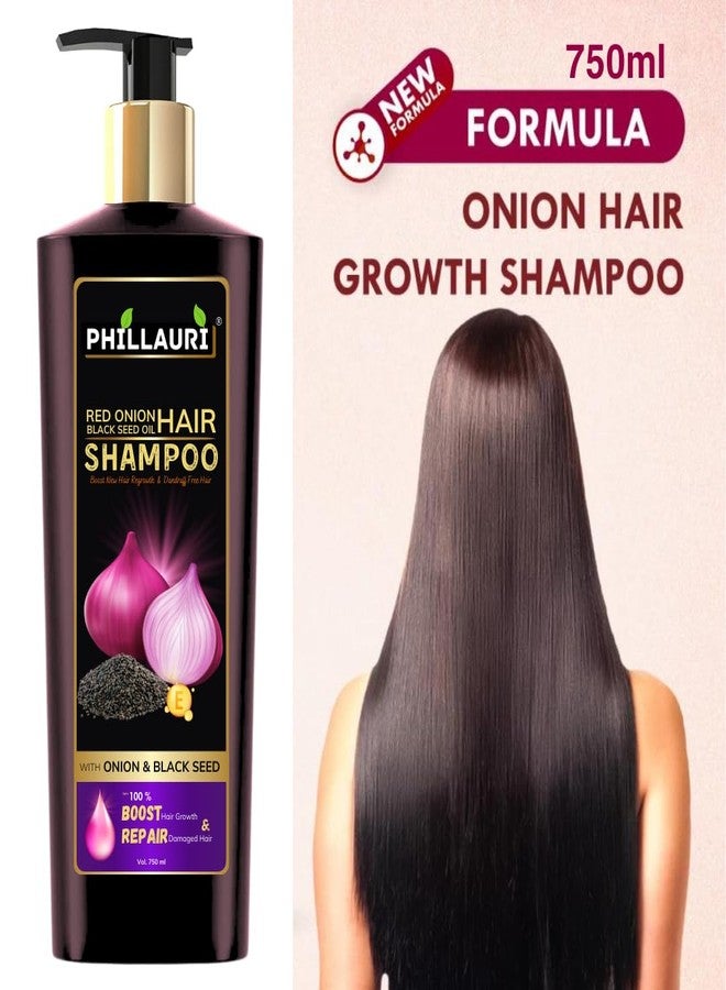 Phillauri Onion Shampoo For Hair & Black Seed Shampoo | Hair Cleanser for Strong & Shiny Hair For Men & Women | Shampoo for Men | Shampoo for Women | 750 ML - Image 2