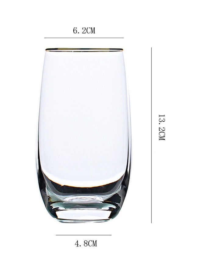 Phnom Penh Egg Glass Water Cup Clear 6.2x13.2cm - Image 5