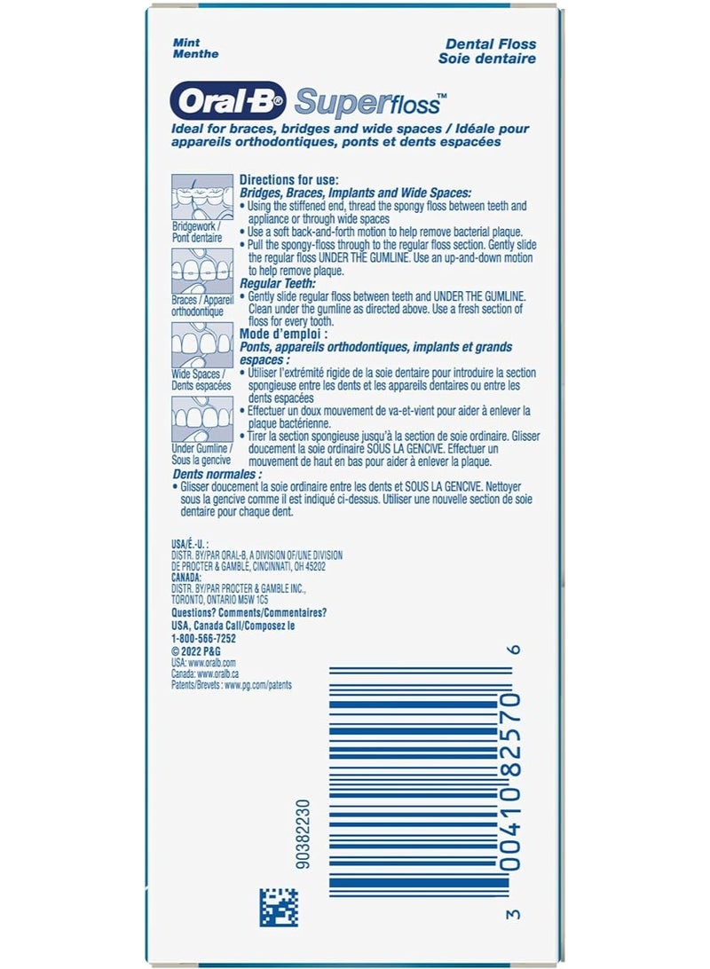 Oral-B Dental  Super Floss 50 meter (Packaging may vary) - Image 4