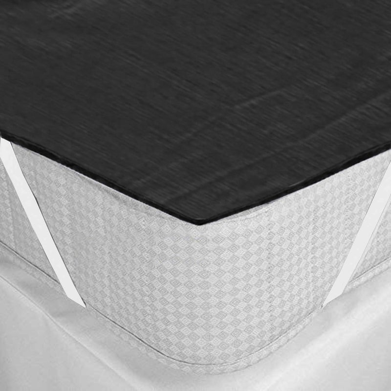 Vocal Store PVC Water Resistant Mattress Protector Sheet, (Black, Standard,72X54Inches) CPMS2-S01-72X54 - Image 4