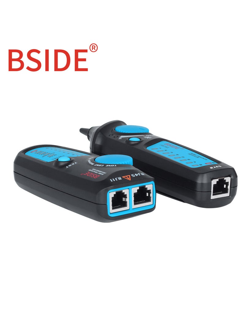 BSIDE - جهاز اختبار كابلات الشبكة LCD متعدد الوظائف، متتبع الأسلاك، RJ11 RJ45، مكتشف كابلات الشبكة - Image 1