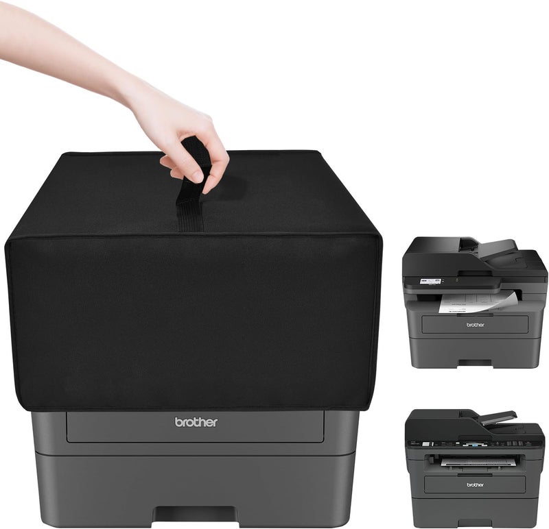 NUENSS-ROR غطاء غبار الطابعة لطابعة Brother اللاسلكية ليزر جيت لـ Brother MFC-L2820DW / MFCL2710DW غطاء واقٍ مضاد للكهرباء الساكنة ومقاوم للماء للطابعة (18.5 بوصة عمق × 17.7 بوصة عرض × 11.4 بوصة ارتفاع) - Image 1