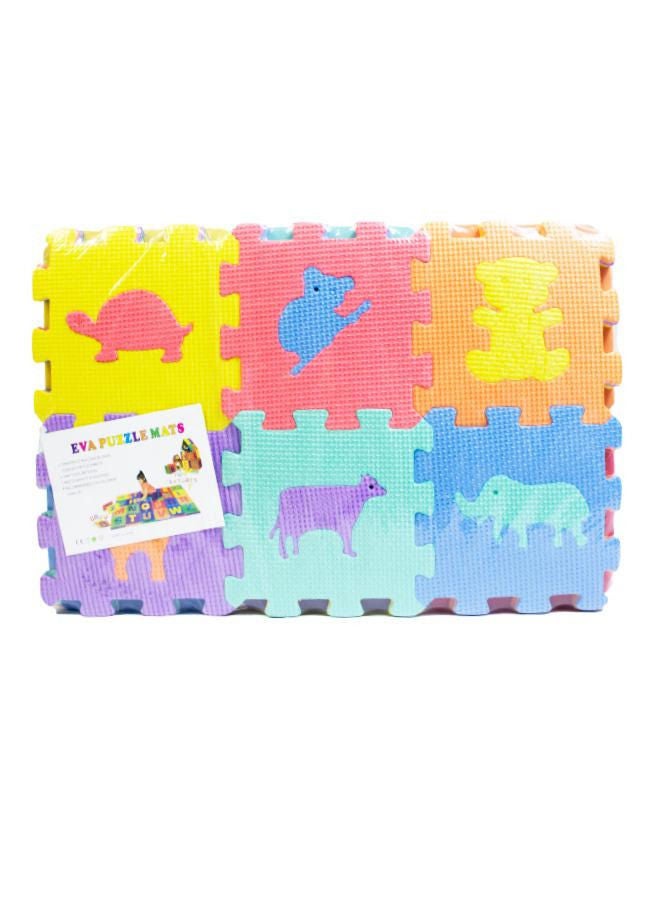 child toy Creative Interlocking Learning Animal Figure Mat Puzzle Set For Kids - Image 1