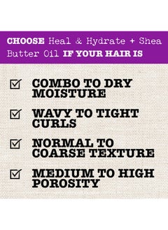 MAUI MOISTURE Maui Moisture Heal & Hydrate + Shea Butter Shampoo + Conditioner to Repair & Deeply Moisturize Tight Curly Hair with Coconut & Macademia Oils, Vegan, Silicone, Paraben & Sulfate-Free, 13 Fl Oz (Pack of 2)  - Image 4