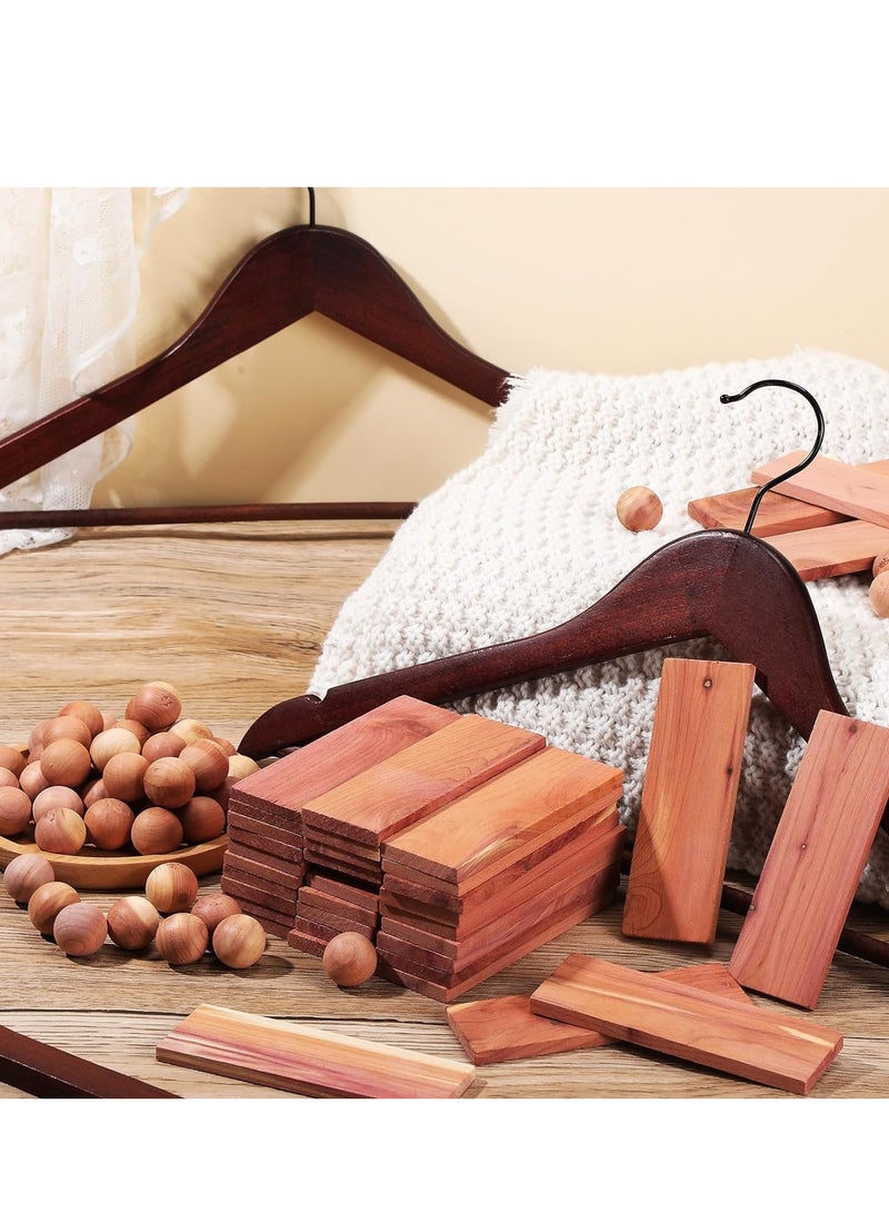 Cedar Blocks for Closet Storage Natural Aromatic Red Ceder Planks Chips Anti Moth Freshener Deodoriser for Wardrobes Clothes Drawers - Image 4