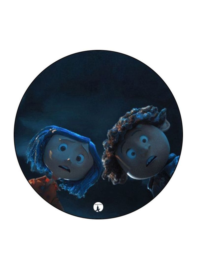 RKN Coraline Printed Fridge Magnet  Blue/Black/Beige - Image 1
