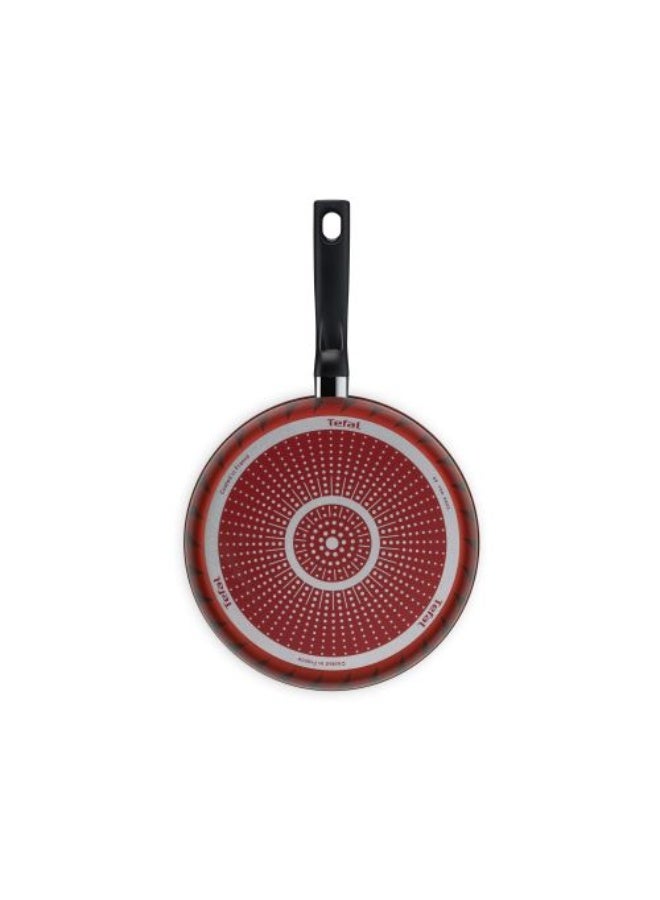 تيفال Tefal Tempo Flame Frypan Set, 3 Pieces (Sizes 16, 20, 24 cm), Non-Stick, Thermo-Spot Technology - Red red - Image 5