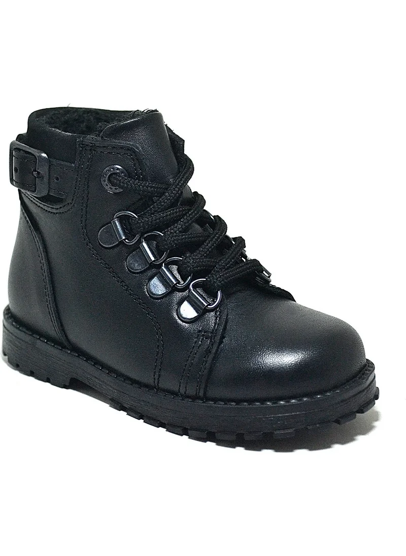 Raker Griffon Genuine Leather Black Zipper Baby Boy Boots