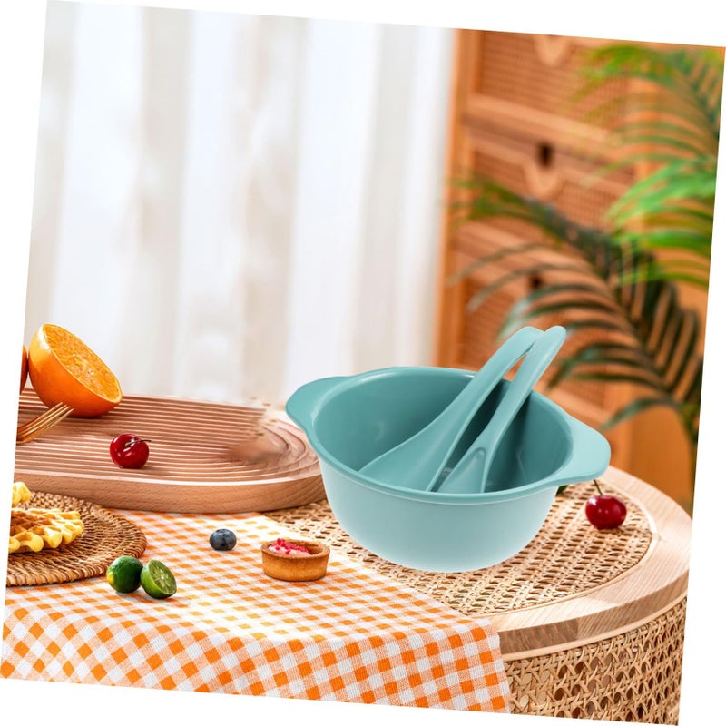 1 Set Dinosaur Kids Plate Bowl Fork Spoon Easy Clean Durable Tableware - Image 4