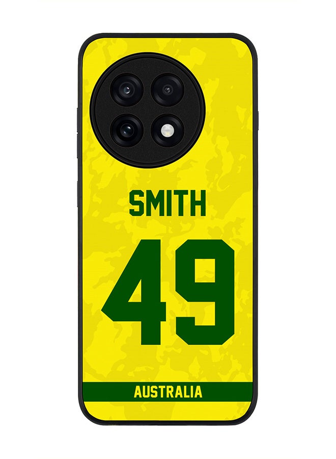 Stylizedd For OnePlus 13R / Ace 5 Pro Case,Slim fit Camera Protection, Shockproof Thin Phone cover  - Australia Steve Smith, Jersey No 49