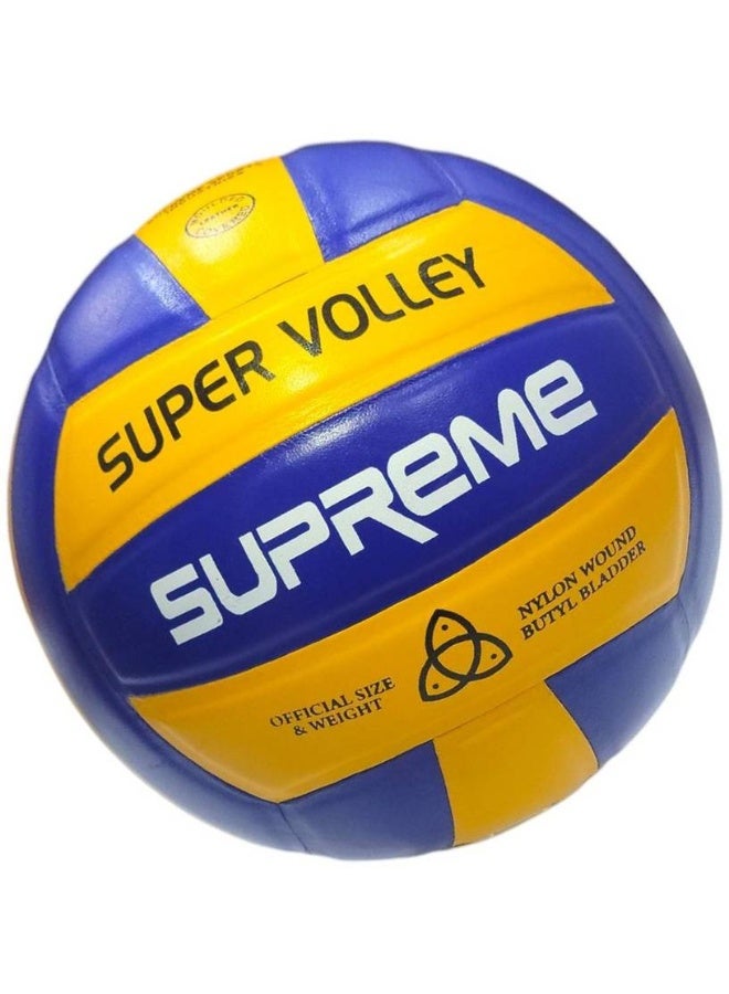 SUPREME Supreme Volleyball Combo (1 Volleyball Net Nylon 4 Side Tape With Iron Wire +1 Volleyball Leather Pasted Molded 18 P. ) Volleyball Kit  - Image 3