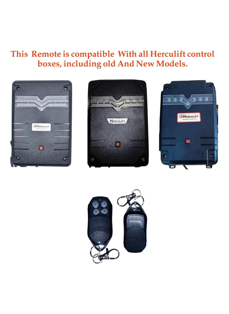 HERCULIFT Garage Roll Door Remote Control For Herculift  - Image 2