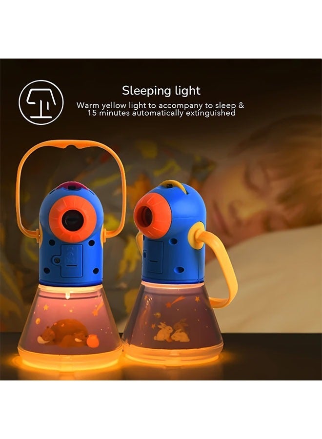 Multi Functional Story Projection Children's Luminous Toy Early Education Sleeping Lamp, Interactive Learning, with A Sturdy Acrylic Structure (Excluding Battery), Perfect Birthday Gift, Suitable for Teenagers - Image 3