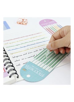 SYOSI Long Highlighter Strips for Notetaking, Colorful Sticky Index Tab Translucent Mini Page Flags PET Notes Stickers Highlighter Strips Sticky Page Flags for Books, Office and School Supplies  - Image 2