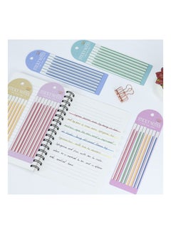 SYOSI Long Highlighter Strips for Notetaking, Colorful Sticky Index Tab Translucent Mini Page Flags PET Notes Stickers Highlighter Strips Sticky Page Flags for Books, Office and School Supplies  - Image 5