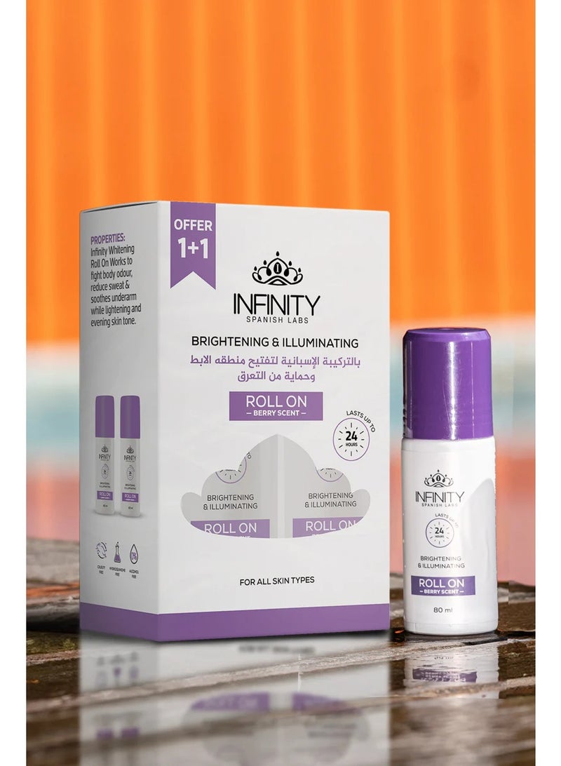 إينفينيتي مزيل عرق مضاد للتعرق ومنعش برائحة الفاكهة من إنفينيتي - 80 مل (عبوتين في عبوة واحدة) - Image 4
