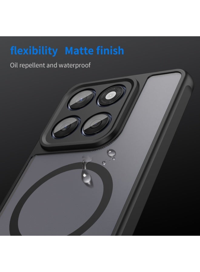 Magnetic Matte Texture Phone Case for Motorola Edge 60 Fusion/ Motorola Edge 60 5G Semi Transparent Frosted Shockproof Case Oil Repellent and Waterproof Phone Cover - view 2