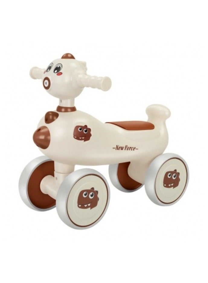 Toy Box 4-Wheels Balance Bike for Kids Ride On Car with Light and Music Friendly Training Balance, for 1-5 Years Boys Girls - Image 3