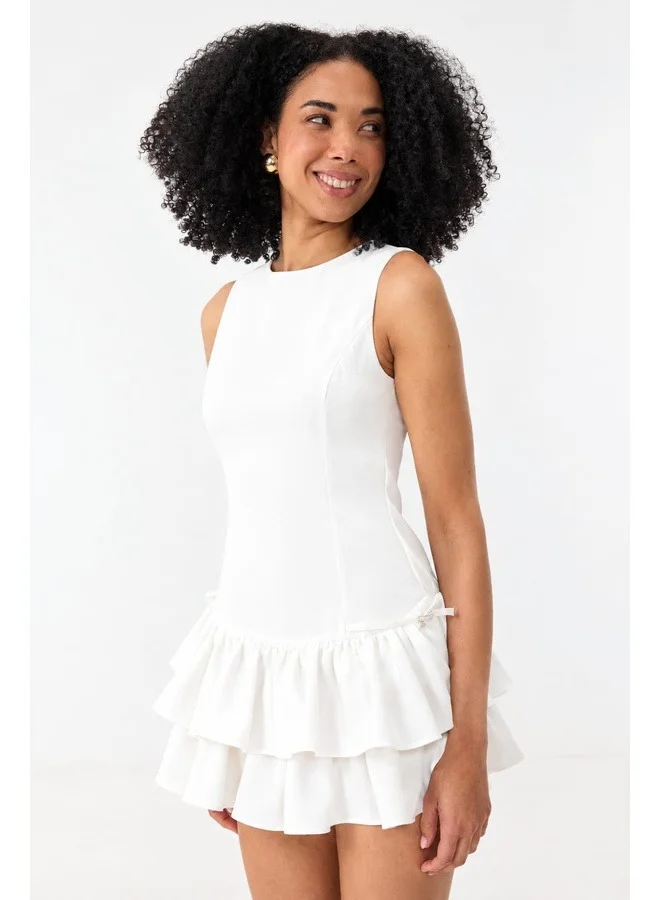 Ashita Fernandes White Victoria Dress for Women | Best Price UAE
