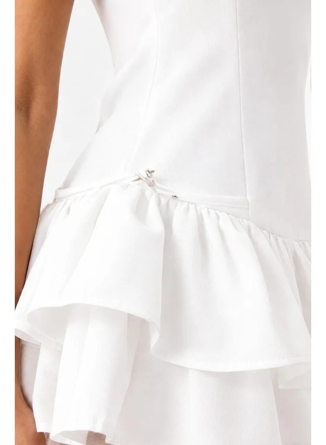 Ashita Fernandes White Victoria Dress for Women | Best Price UAE