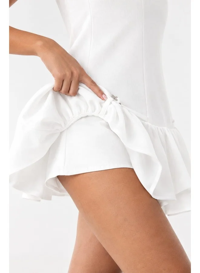 Ashita Fernandes White Victoria Dress for Women | Best Price UAE