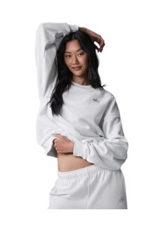 alo alo casual loose sweatshirt white  - Image 2