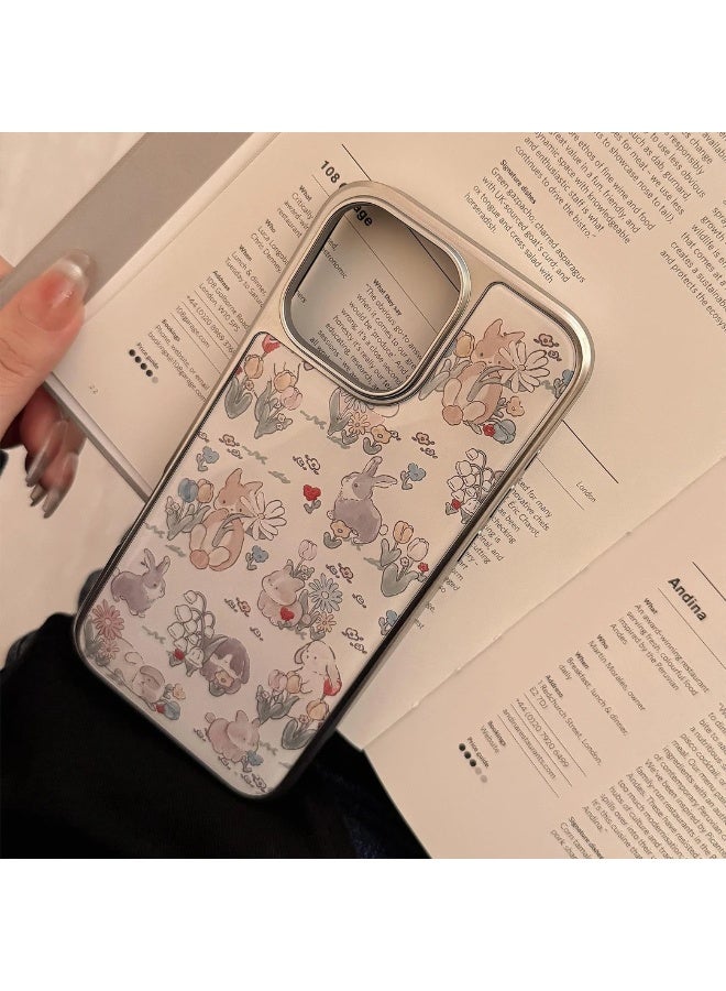 NIBEMINENT Tulip Rabbit Protective TPU Case Cover For iPhone 16 Pro - Image 3