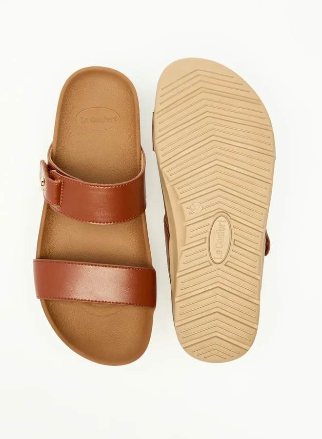 Le Confort Women's Solid Slip-On Sandals