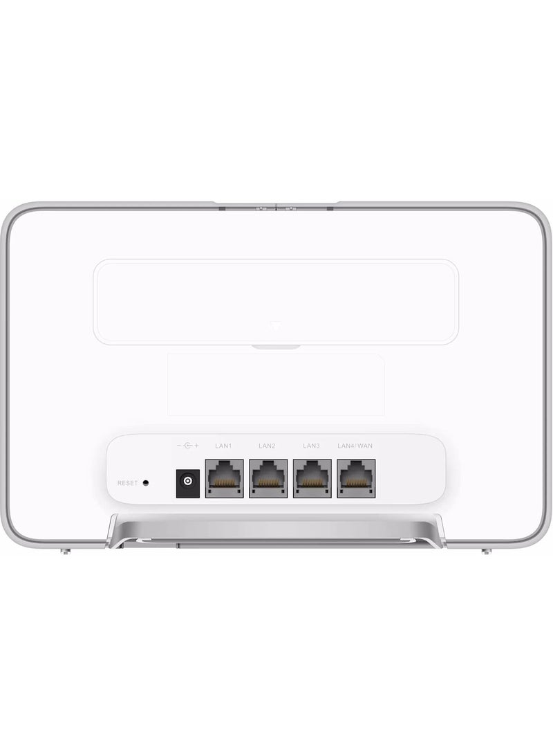 Mobily 4G Router -  LTE CAT7 - Up to 300Mbps / Dual-band / 2.4 GHz + 5 GHz Smart / Connect Up to 64 Devices - Support All Operator's - B535- 932a -  White white - Image 2