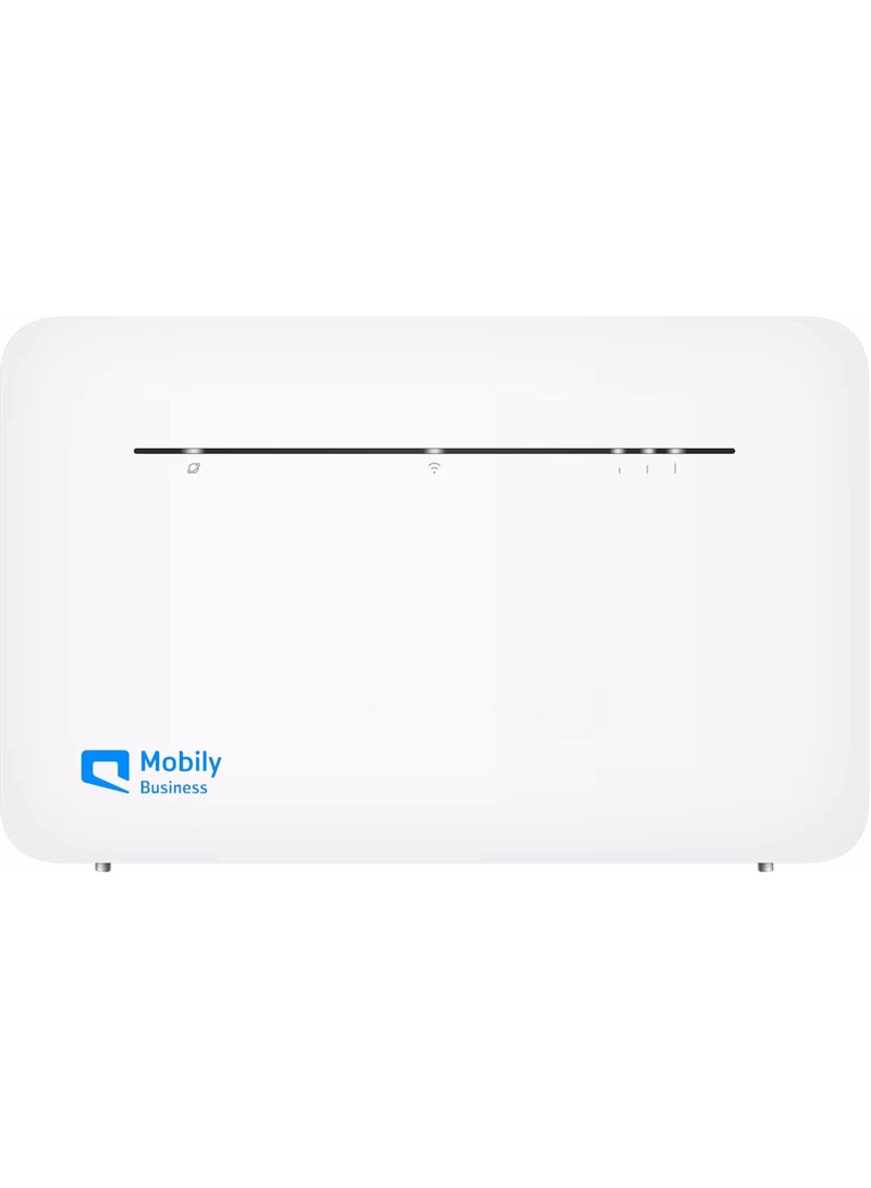 Mobily 4G Router -  LTE CAT7 - Up to 300Mbps / Dual-band / 2.4 GHz + 5 GHz Smart / Connect Up to 64 Devices - Support All Operator's - B535- 932a -  White white - Image 1