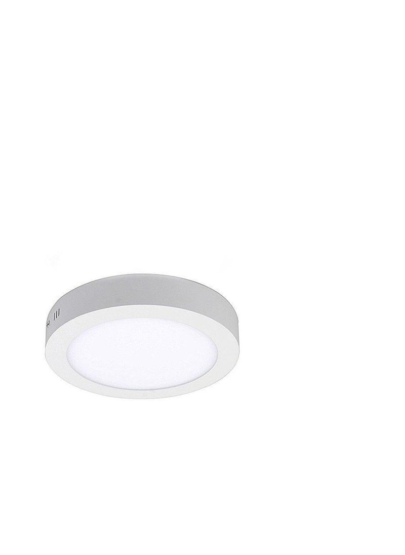 RR - RR 18W Led Round Surface MounRPLDOBted Back Lit DOB Panel Down-3000K-RR-SMRPLDOB-18W-W - Image 1