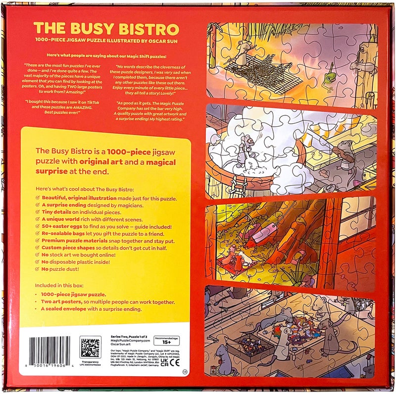 Magic Puzzle Company Magic Puzzles 3-Pack â€¢ Series Two â€¢ The Busy Bistro, The Crystal Caves, & The Forest Feast â€¢ 1000 Piece Jigsaw Puzzles from The Magic Puzzle Company - Image 5