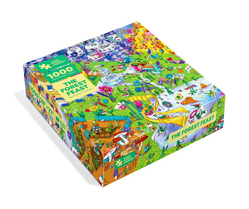 Magic Puzzle Company Magic Puzzles 3-Pack â€¢ Series Two â€¢ The Busy Bistro, The Crystal Caves, & The Forest Feast â€¢ 1000 Piece Jigsaw Puzzles from The Magic Puzzle Company - Image 4