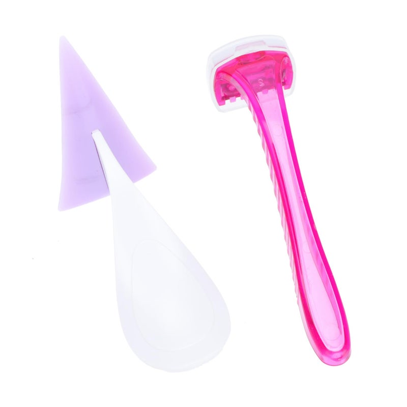 Womens Bikini Hair Trimmer Razor For Sensitive Areas With Skin Protection Easy Grip Lightweight - Image 2