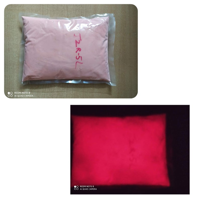 JASH Glow in The Dark Paint Powder Zinc Red 100gm - Image 3