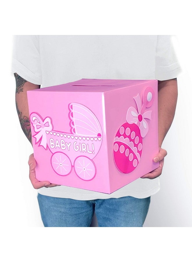 Adorox 3D Version Baby Shower Wishing Well Card Box Decoration (Girl) - Image 3