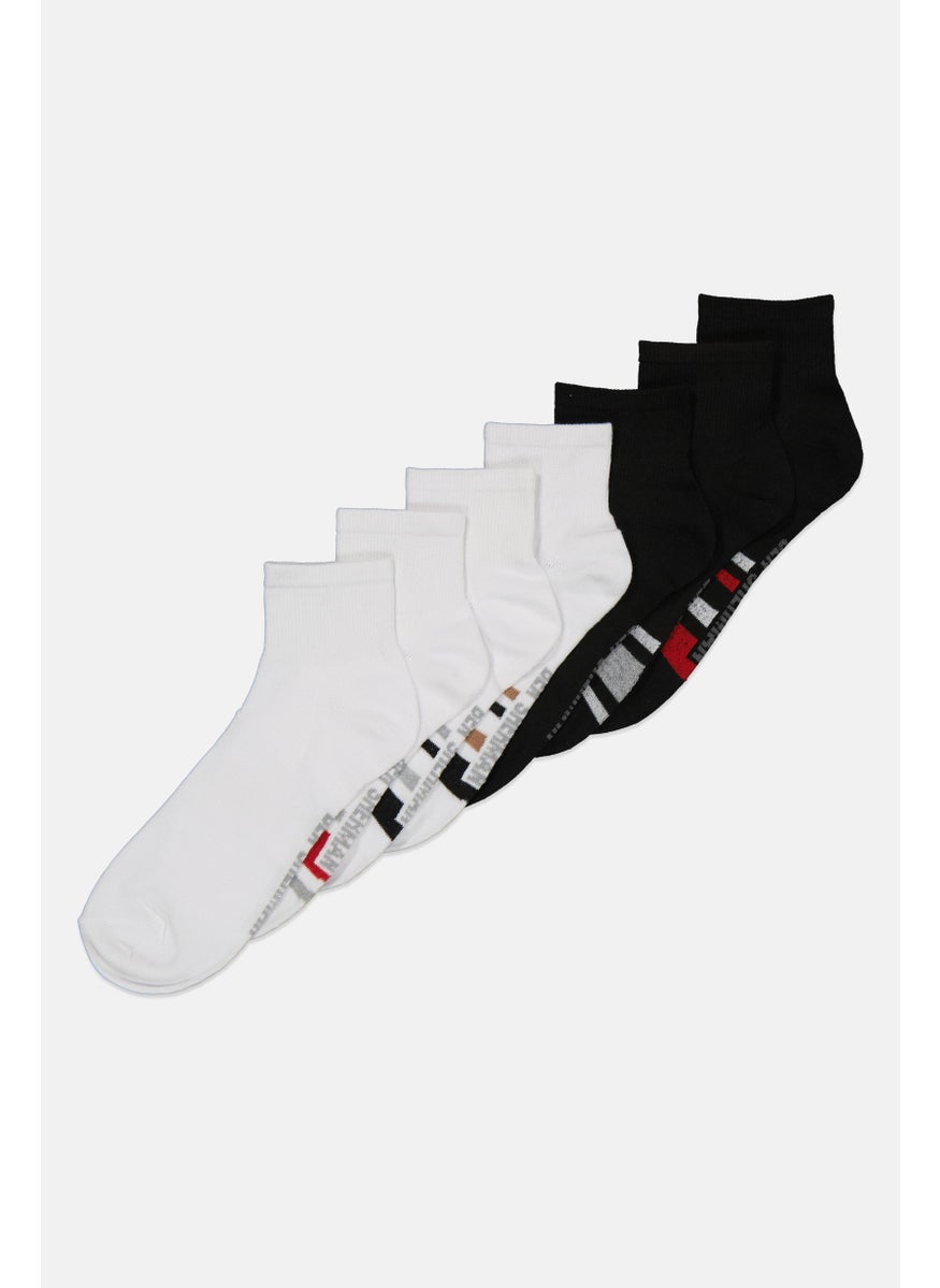 Ben Sherman Men 10 Pairs Brand Logo Socks, Black  - Image 2