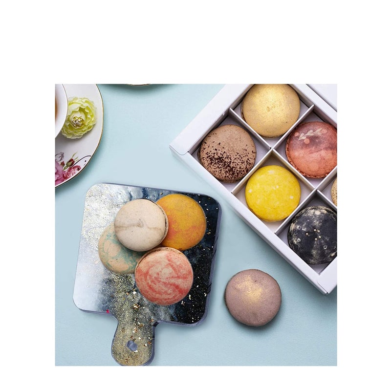 Zikra DIY Silicone Resin Molds, 3 Pcs Resin Casting Molds, Square Serving Tray Molds for Epoxy Resin Coaster, Great for Home Decoration, Ocean Wave Resin Painting Art - Image 5