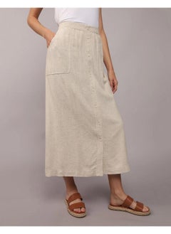 American Eagle High Waist Front Button Skirt  - Image 1