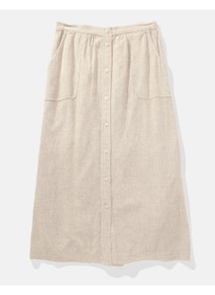 American Eagle High Waist Front Button Skirt  - Image 3