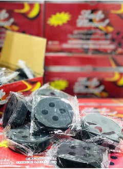 ALSAQER Alsaqer Lucky Bakhoor Charcoal-20 Pieces Long Lasting Incense Charcoal Black-50 mm  - Image 3