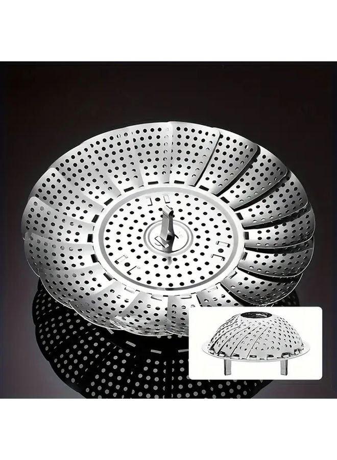 سلة بخار قابلة للتعديل من الفولاذ المقاوم للصدأ - Image 1