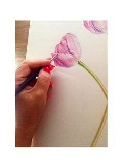 BRUSTRO Brustro Artists Watercolour Paper 300 GSM A4-25% Cotton, Cold Pressed, Contains 18 + 6 Sheets Free  - Image 3