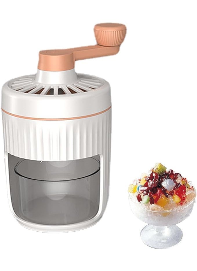 ONTRIP FRUITZY Hand Crank Ice CrusherManual Ice Shaver Hand Machine Portable Snow Cone Machine Detachable Manual Ice Crusher for Offices Outdoors Home  - Image 1