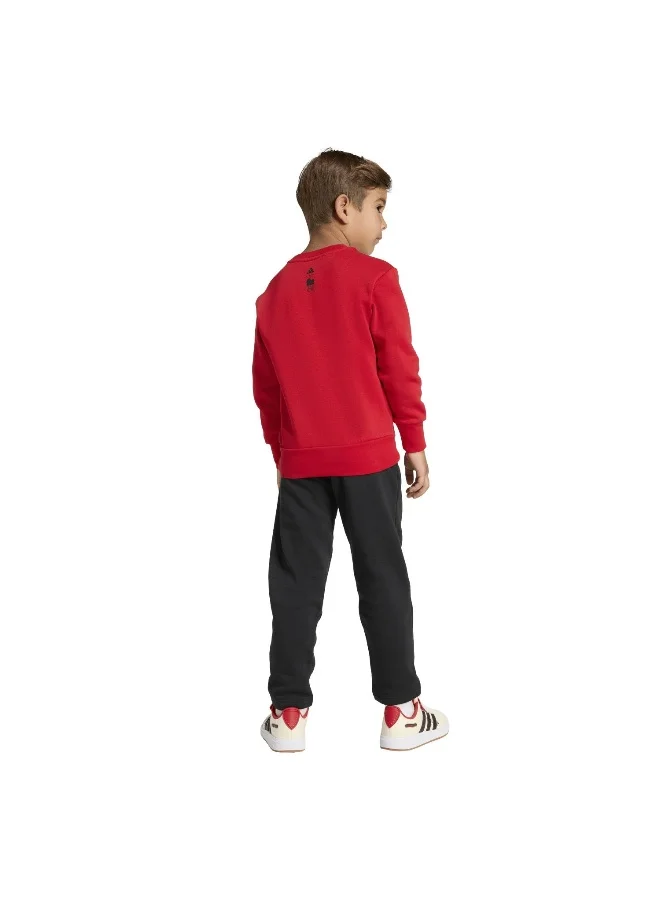 Adidas Lk Ha Jog Red Training Suits For Kids 18-24M
