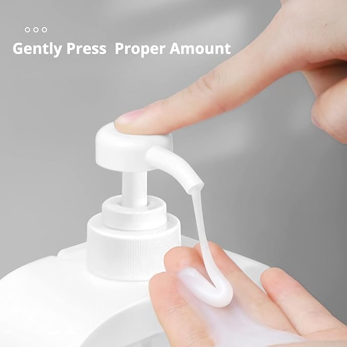 Dhakshy Empty Bottle Soap Dispenser for Bathroom Kitchen Large-Capacity Dispensing Bottled Hand Soap Dish Soap Shower Gel Shampoo Washing Powder Replacement Empty Bottle (Pack of-2) - Image 3