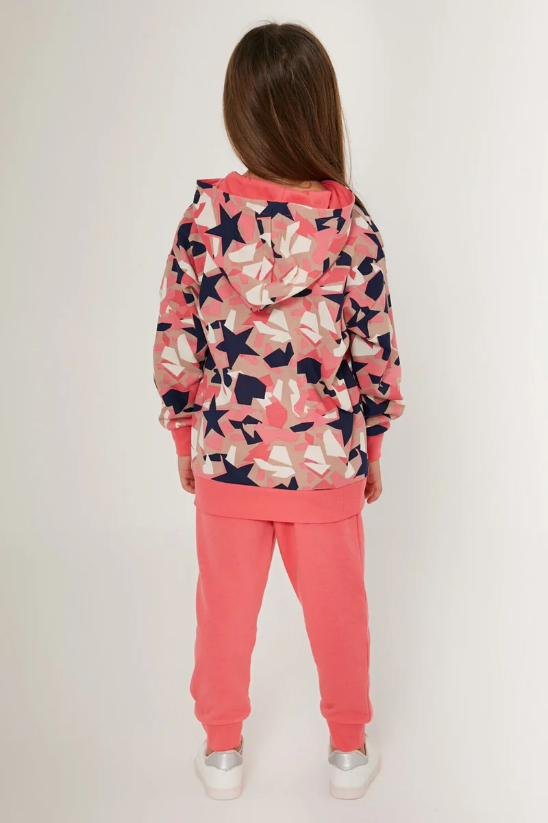 روليبولي Super Star Girl Pink Girls Tracksuit Set